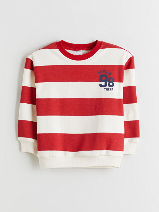 Bisiklet Yaka Erkek ?ocuk Sweatshirt