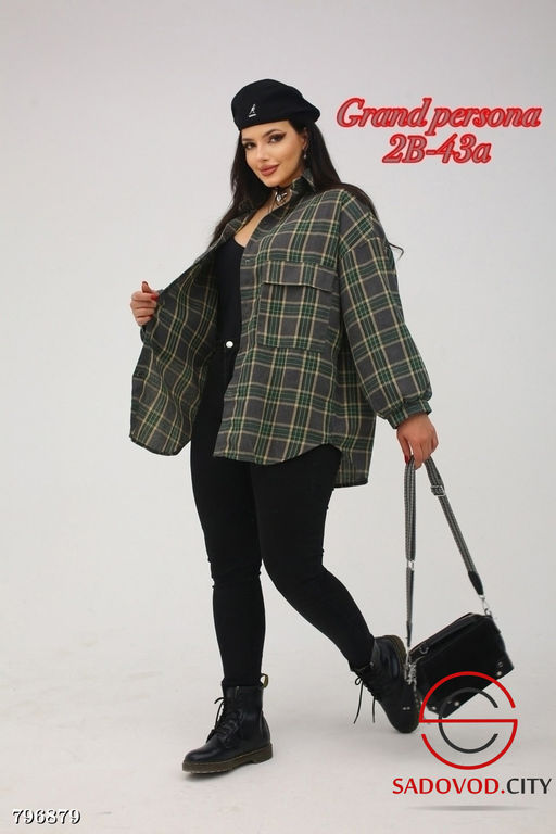 Стильная рубашка на пуговицах, - Bruno фото 3