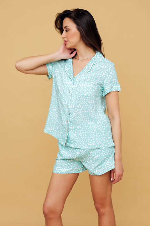 228 Пижама с рубашкой и шортами