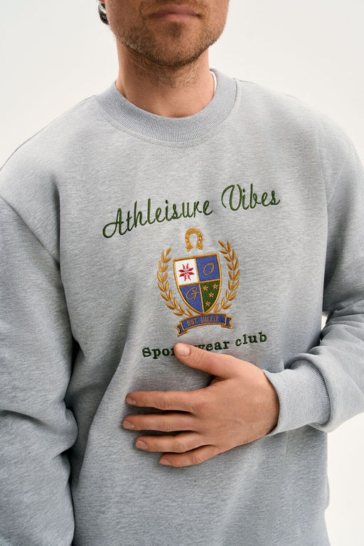 Спортивный костюм GO M3107E/50-04.182-188 серый меланж - Pirs фото 3