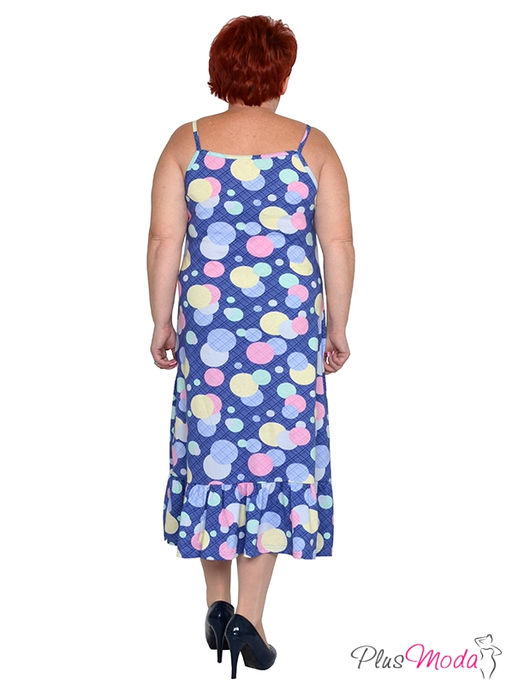 Сарафан-сорочка Модель №1518 размеры 44-84 - Plusmoda фото 3
