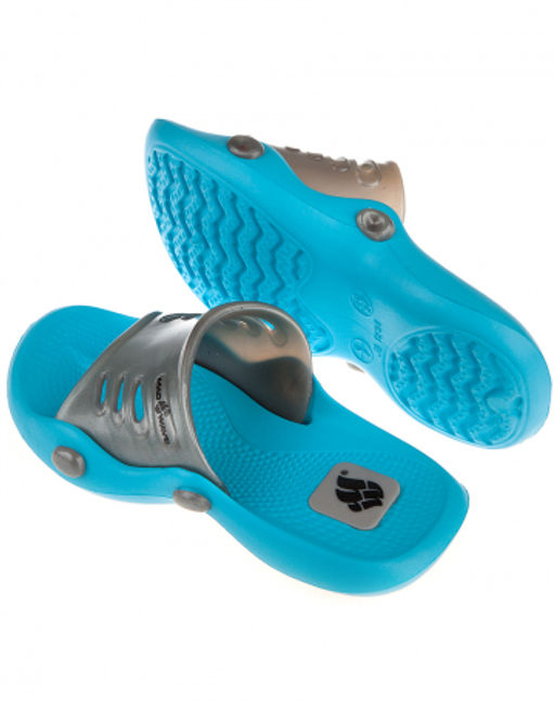 Детские тапочки Standart II, Light silicone solid, Turbo racer II rainbow, Cult junior - Mad wave фото 4