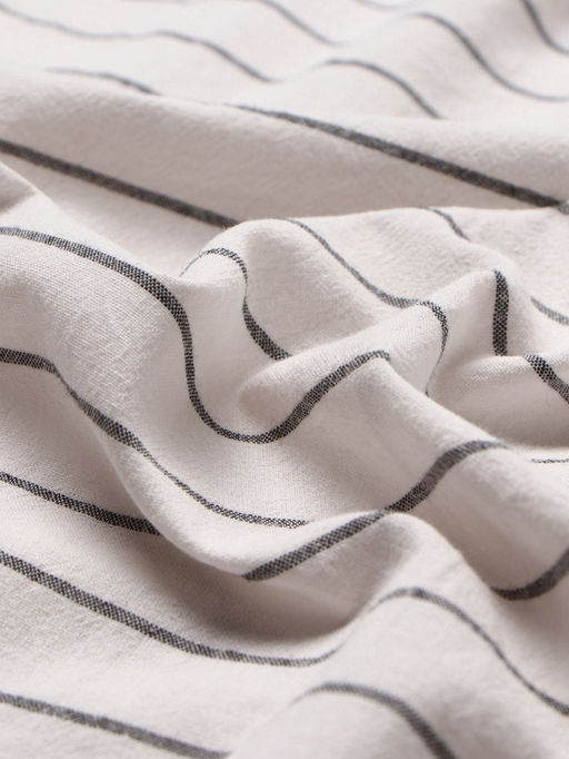 Простыня Этель White stripes 160*200*25 см, жатый хлопок, 140 гр/м2, 100% хлопок  фото 9
