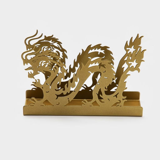 Салфетница Дракон, 1449 см, цвет золотой - Magistro фото 3