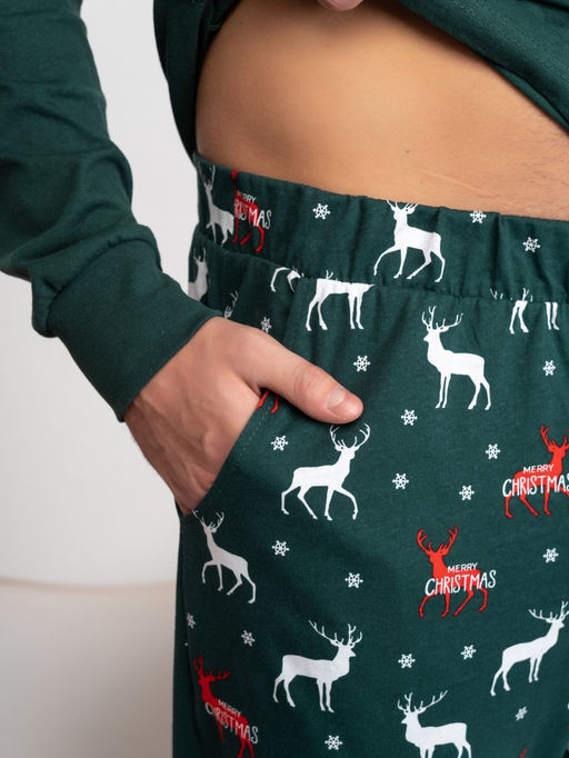 Комплект новогодняя пижама из 100% хлопка - Binita фото 7