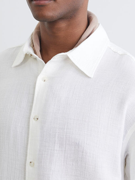 Regular Fit M?slin Erkek G?mlek