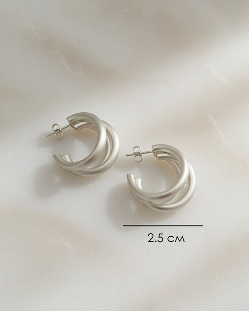 Стильные серьги