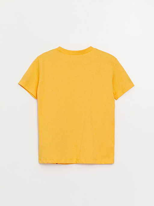 Bisiklet Yaka K?sa Kollu Bask?l? Erkek Bebek Ti??rt - Waikiki фото 2