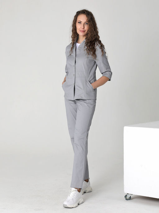 25210 Жакет серый