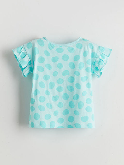 Daisy Duck Bask?l? K?z Bebek ?ortlu Pijama Tak?m?