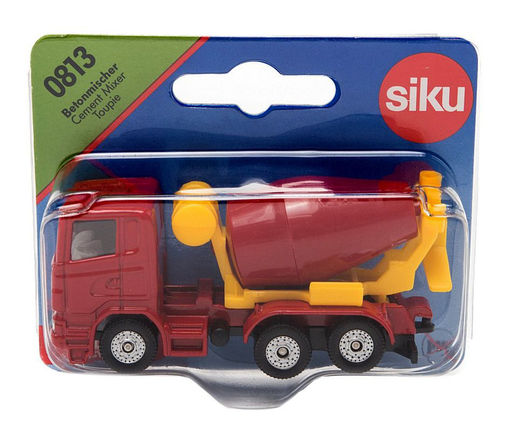 Бетономешалка Siku, красно-жёлтая  фото 2