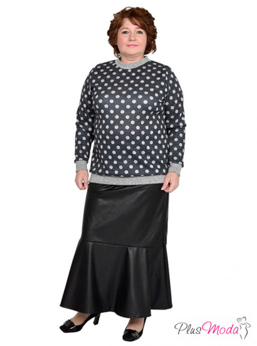 Джемпер Модель №818 размеры 44-84 - Plusmoda фото 8