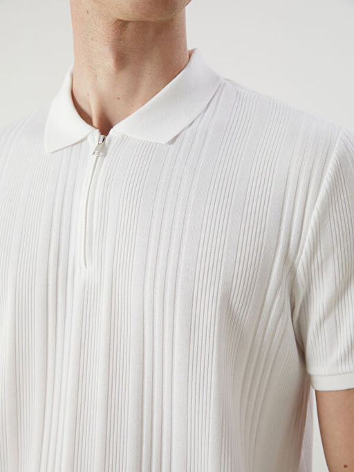 Polo Yaka Penye Erkek Ti??rt