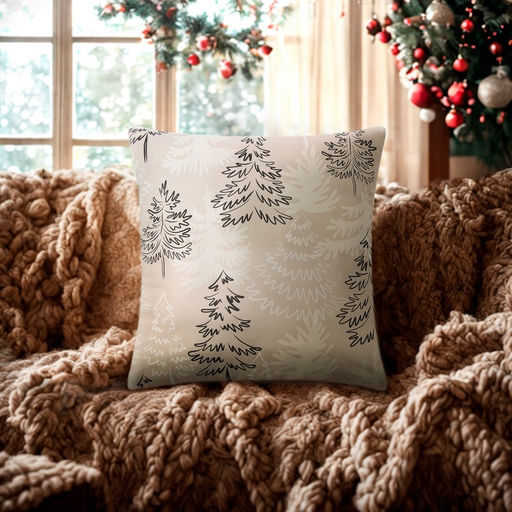 Наволочка декоративная новогодняя Этель. Зимний лес 40?40 см