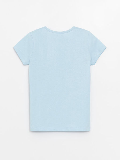 Bisiklet Yaka Bask?l? K?z ?ocuk ?ortlu Pijama Tak?m? - Waikiki фото 3