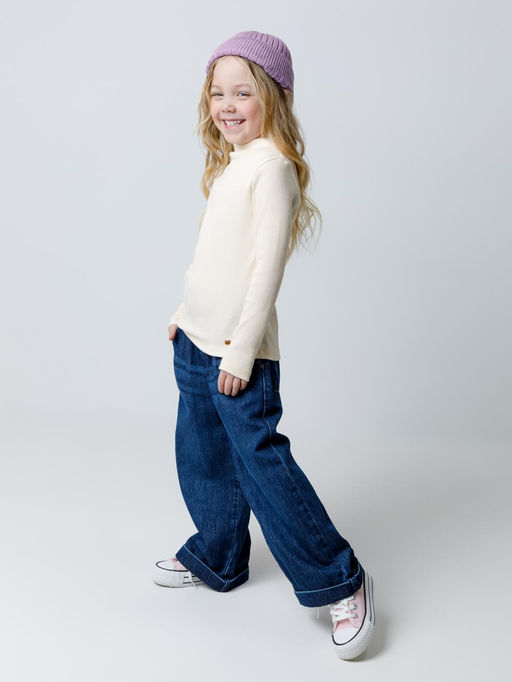 КР 302674/айвори джемпер (водолазка) для дев