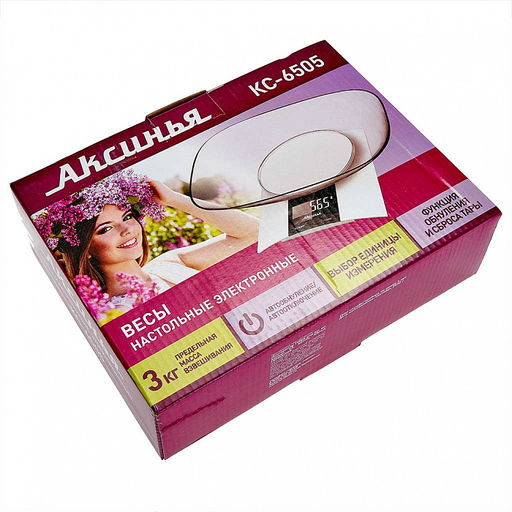 Весы настольные электронные Аксинья КС-6505