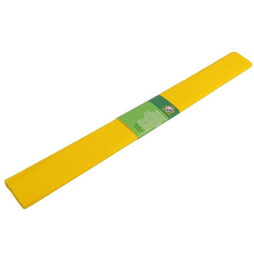 Цена за 10 шт. Бумага крепированная 50×200 см, в рулоне, 32 г/м², жёлтая