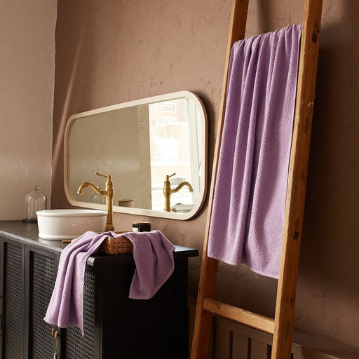 Полотенце махровое Экономь и Я 30*60 см, цв. лиловый, 100% хлопок, 320 гр/м2  фото 9