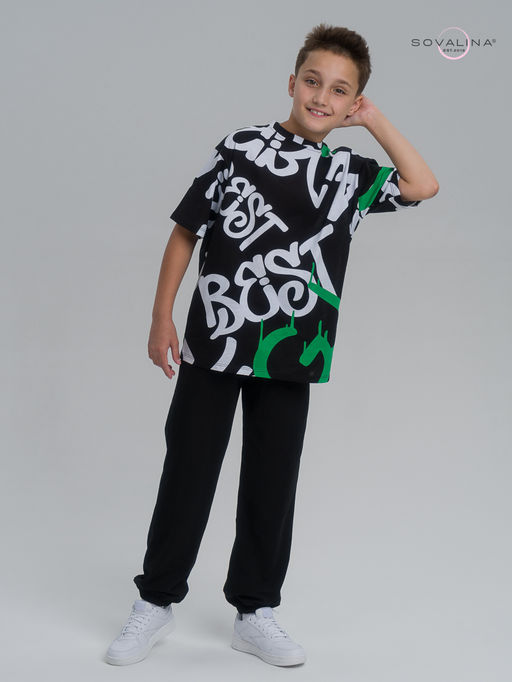 Костюм Daily men граффити бенеттон-черный - Sovalina фото 17