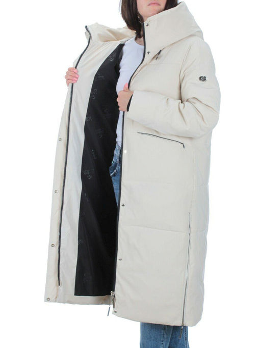 22373 BEIGE Пальто зимнее женское облегченное (150 гр. холлофайбера) - Fashion фото 7