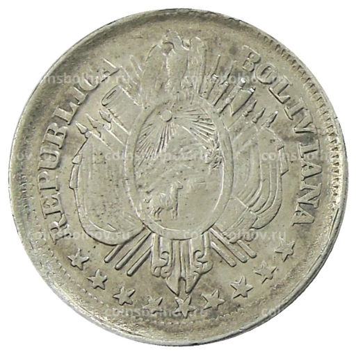 20 сентаво 1887 года Боливия