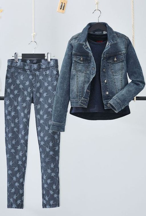 Джинсовая куртка для девочек PEPPERTS