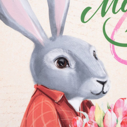 Полотенце Этель 8 Марта 40х73 см, 100% хл, саржа 190 гр/м2  фото 3