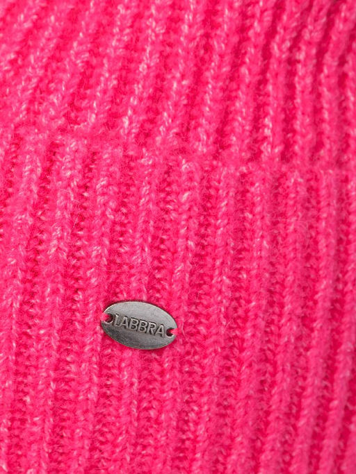 Шапка жен. шерсть+акр LB-M99010 fuchsia - Labbra фото 9