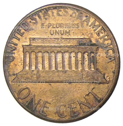 Монета 1 цент 1984 года США