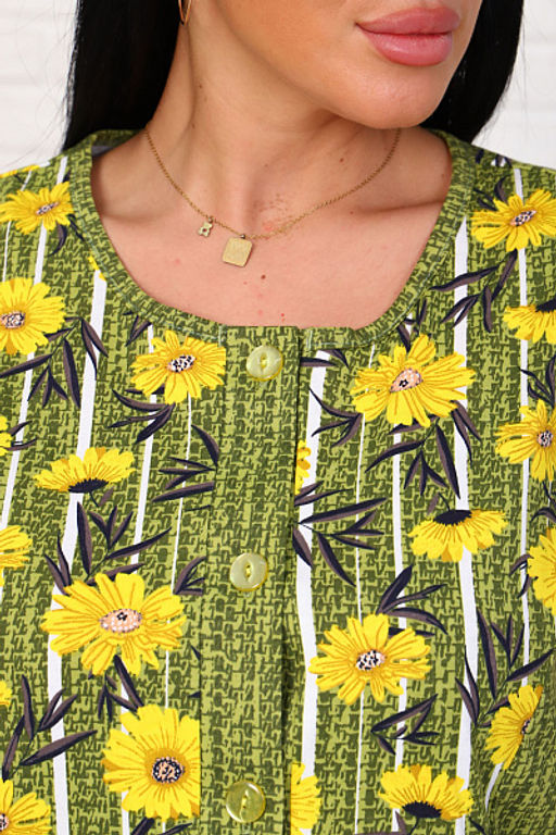 Халат женский на пуговицах (921-2) - Плиона фото 29