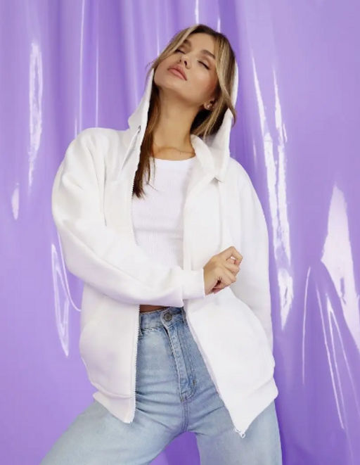 Толстовка футер 3х нитка с начесом.арт.286-28,молочная - Binita фото 18