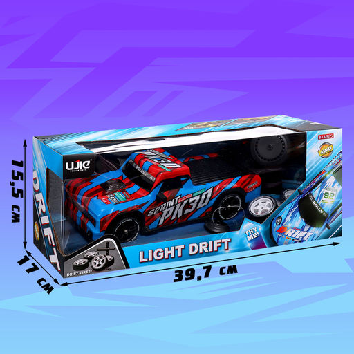 Машина Дрифт, радиоуправляемая, сменные колёса, световые эффекты, работает от аккумулятора - Simaland фото 13
