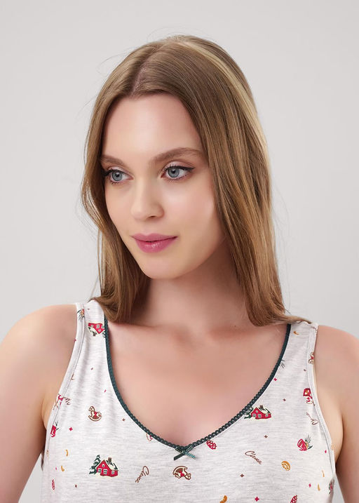 LS15-1201 Сорочка ночн. жен. Морозко (ЧЗ)