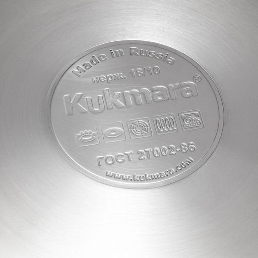 Кастрюля из нержавеющей стали Safia 6л, д24см, h21,7см, дно д22,5см, s0,8мм, стеклянная крышка, плоское, утолщенное дно, ТРС (теплораспределительный слой), нержавейка AISI 304 (18/10) (Россия) Подходит для всех видов плит, включая индукционную. - Домашняя мода фото 4