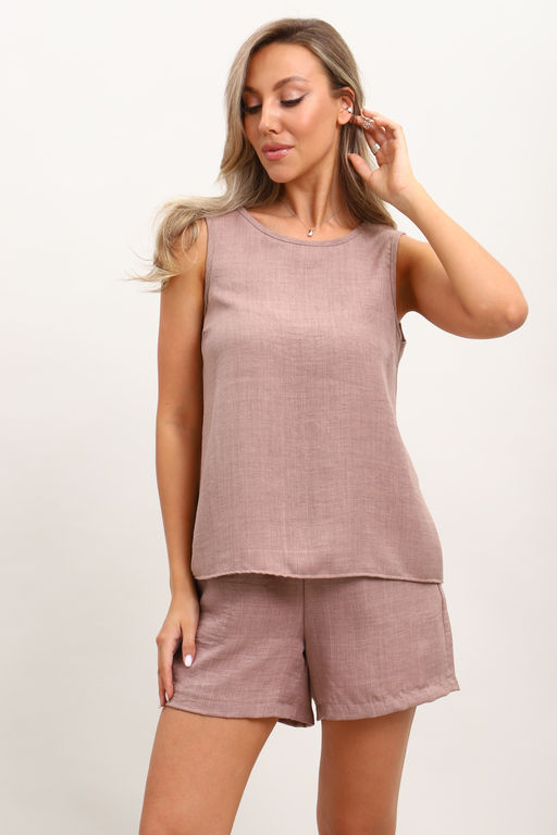 Костюм с шортами КЖ-001 Лен