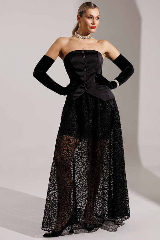 Юбка Мода Юрс 25-2954 черный