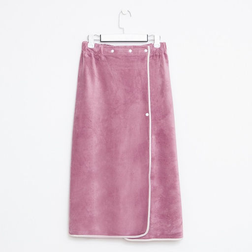 Полотенце-парео Этель для бани, цв. сиреневый, 70*140 см, 100% п/э, 280 г/м2  фото 4