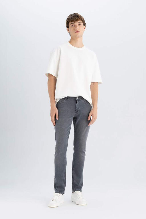 Узкие джинсовые брюки узкого кроя Pedro - Defacto фото 4