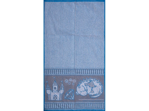 6с103.412ж1 Драко-вельвет (синий2) Полотенце махровое 50х90см