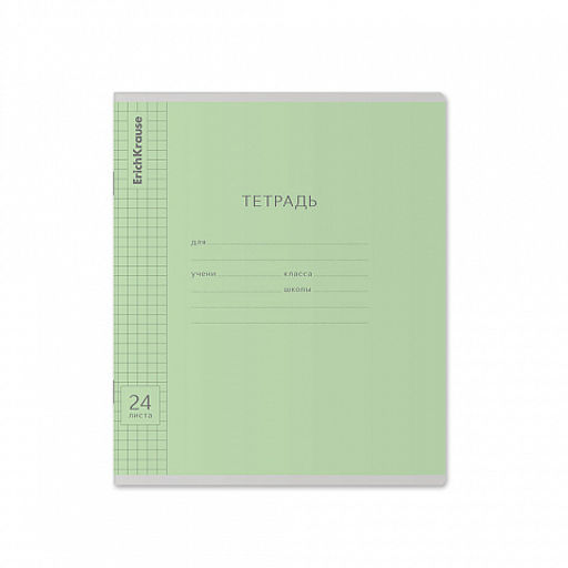 Цена за 160 шт. Тетрадь школьная ученическая ErichKrause Классика Visio ассорти, 24 листа, линейка (в плёнке по 10 шт.) фото 4