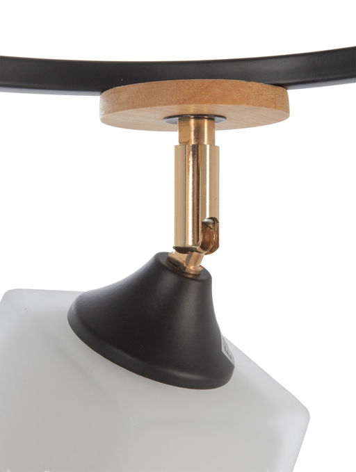 Люстра XA1634B/3, 3×60 Вт, E27, чёрная