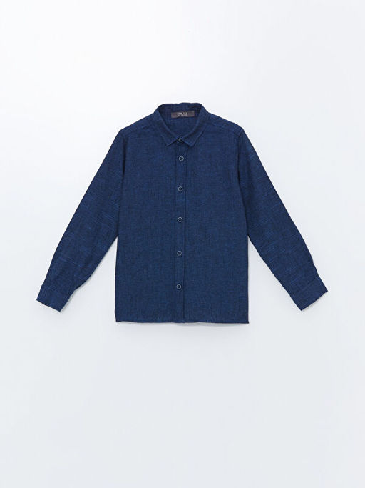 Uzun Kollu Erkek ?ocuk G?mlek