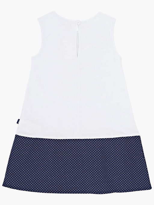 Платье для девочки UD 3315 бел/синий - Mini maxi фото 7