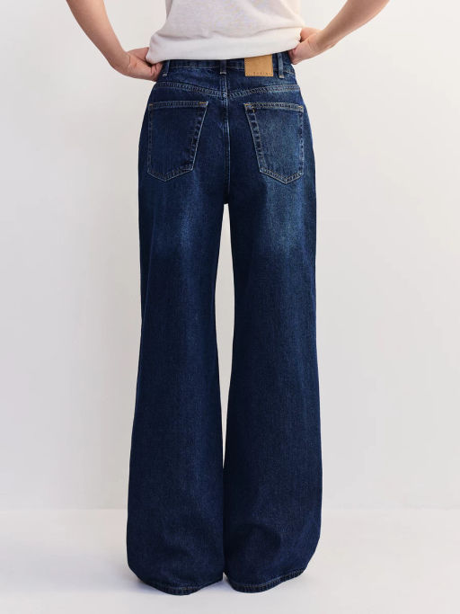 Джинсы широкие с высокой посадкой ZR2604092316-103 / Zarina  фото 5