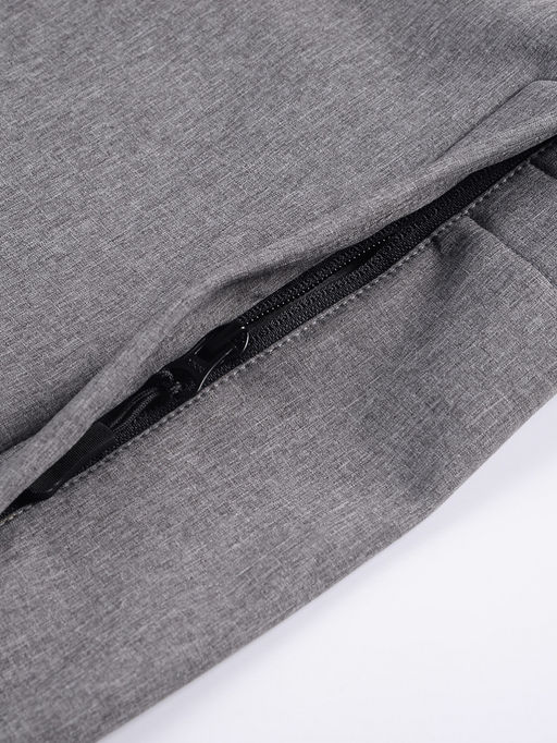 Парка спортивная мужская с капюшоном softshell серого цвета 9565Sr - Mtforce фото 29