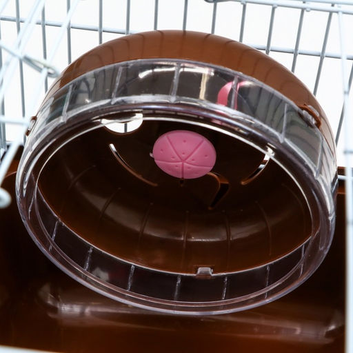 Клетка для грызунов Пижон, 23 х 17 х 17 см, коричневая  фото 5