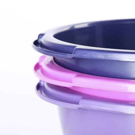 Таз хозяйственный круглый, 13 л, d=38.7 см, h=16.2 см, пластик, МИКС