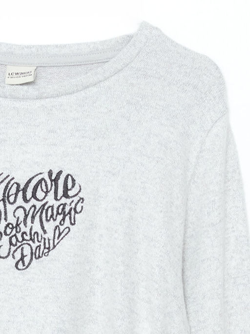 Bisiklet Yaka K?z ?ocuk Ti??rt - Waikiki фото 2