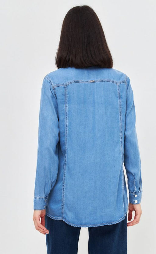 Рубашка джинс P312-0300 m.blue - Primm фото 11